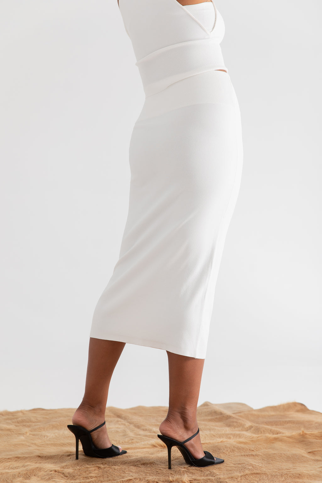 Women's midi 2025 tube skirt